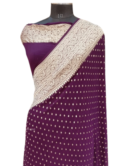 Banarasi Khaddi Georgette Sarees