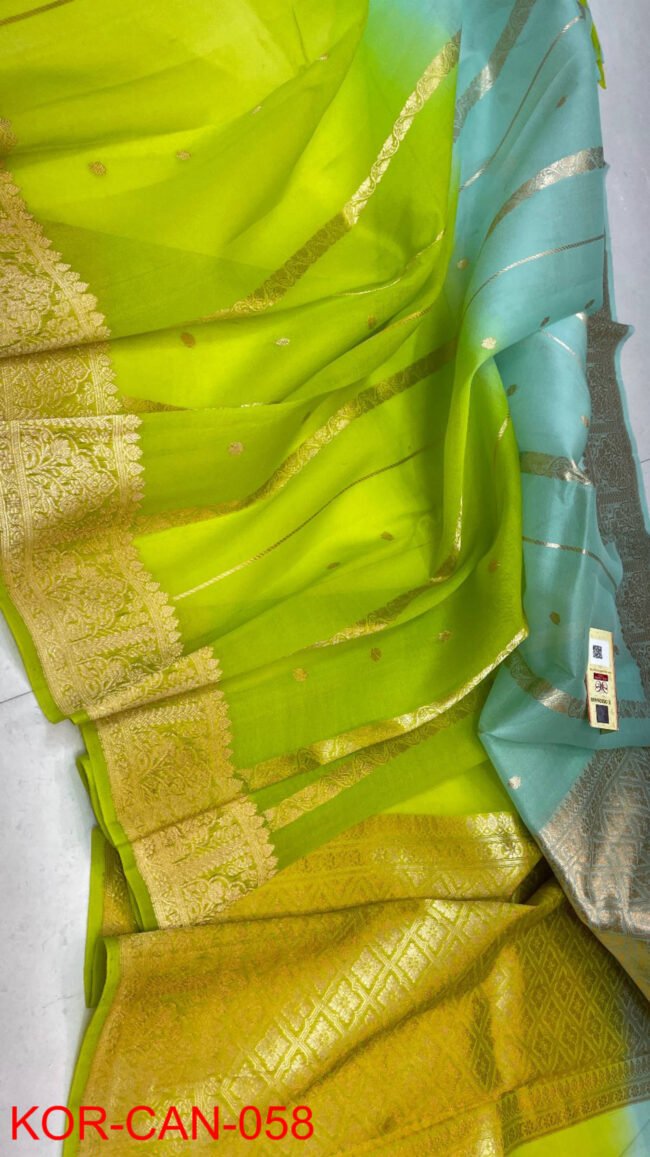 Banarasi Pure Handloom Kora Organza