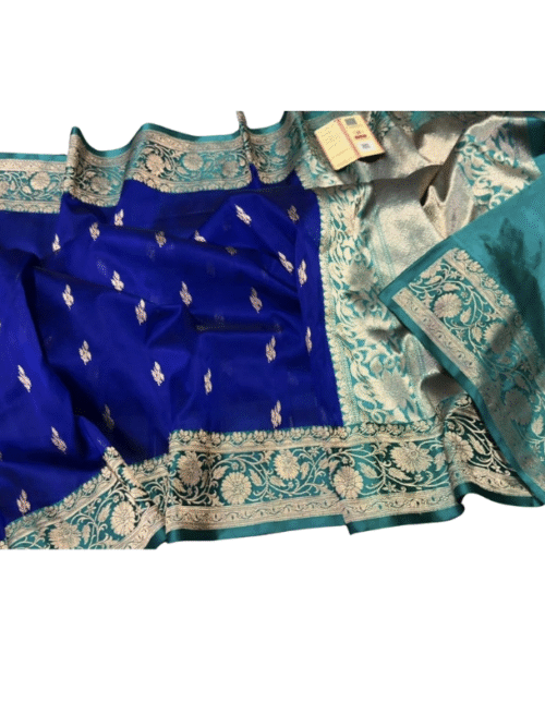 Mashru Border Kora Banarasi Saree